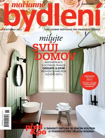 Obálka e-magazínu Marianne bydlení 11/2021