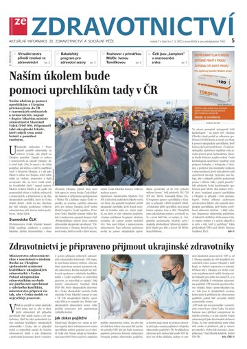 Obálka e-magazínu Ze Zdravotnictví 5/2022