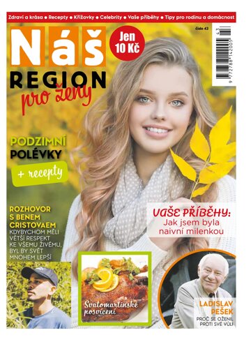 Obálka e-magazínu Náš Region pro ženy 43/2022