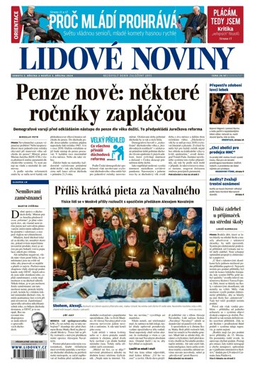 Obálka e-magazínu Lidové noviny 2.3.2024