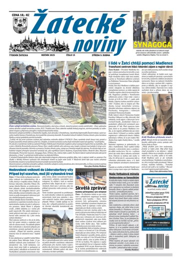 Obálka e-magazínu Žatecké noviny 15/25