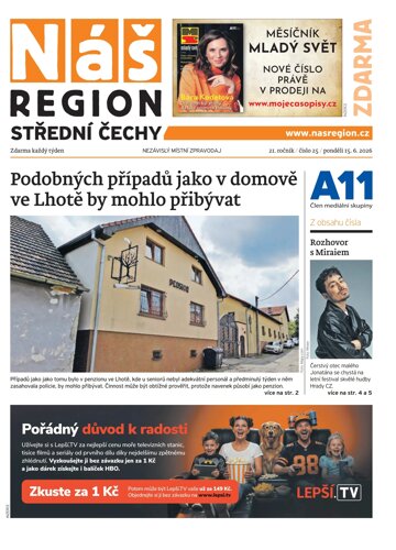 Obálka e-magazínu Náš Region - Střední Čechy 25/2026