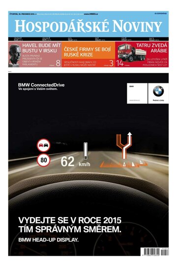 Obálka e-magazínu Hospodářské noviny 246 - 18.12.2014