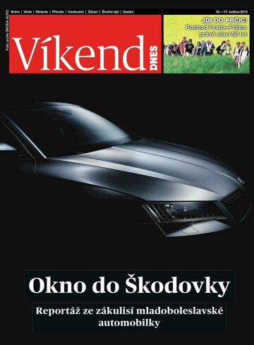 Obálka e-magazínu Víkend DNES Magazín - 16.5.2015