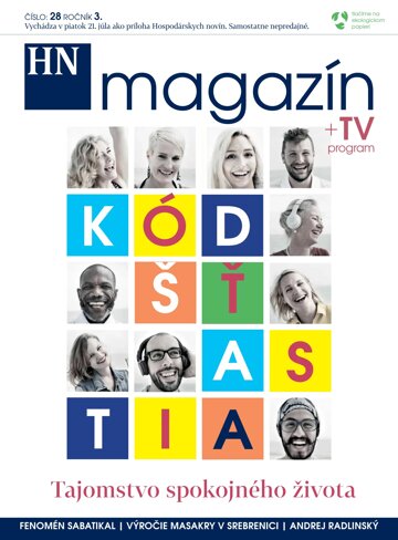 Obálka e-magazínu Prílohy HN magazín č: 28 ročník. 3