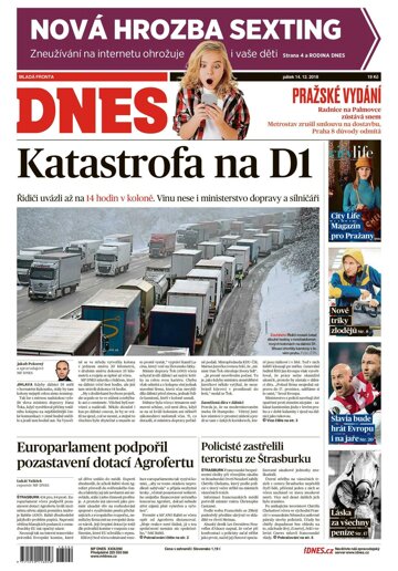 Obálka e-magazínu MF Dnes 14.12.2018