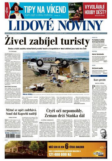 Obálka e-magazínu Lidové noviny 12.7.2019