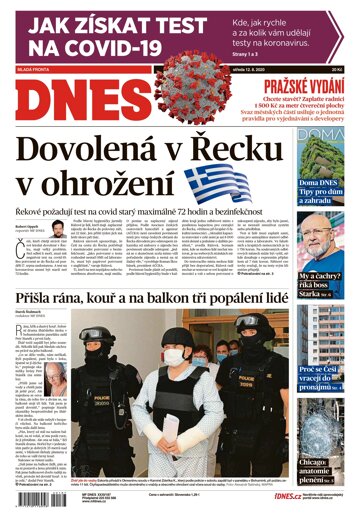 Obálka e-magazínu MF Dnes 12.8.2020