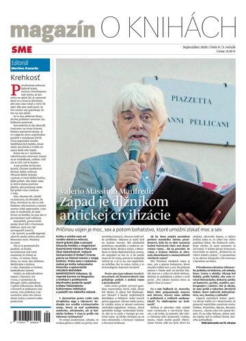 Obálka e-magazínu SME magazín O KNIHÁCH 4/9/2020