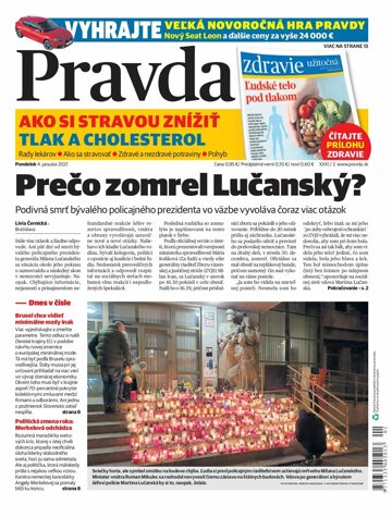 Obálka e-magazínu Pravda 4. 1. 2021