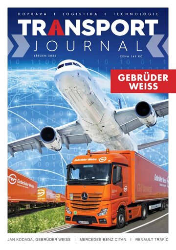 Obálka e-magazínu TRANSPORT Journal 1/2022