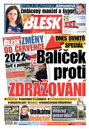 Obálka e-magazínu Blesk 27.6.2022