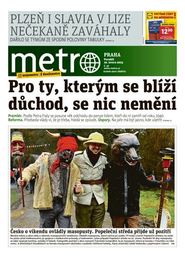 Obálka e-magazínu deník METRO 20.2.2023