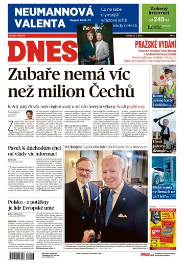 Obálka e-magazínu MF Dnes 23.2.2023