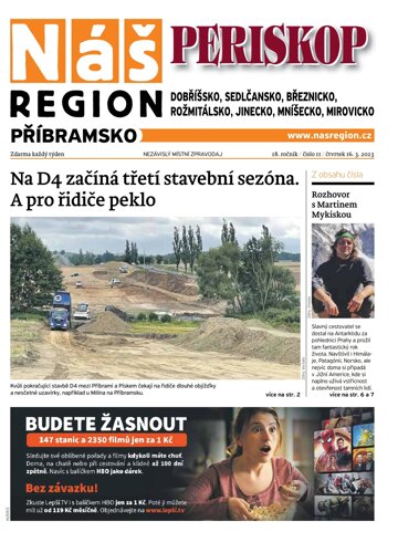 Obálka e-magazínu Náš Region - Příbramsko 11/2023