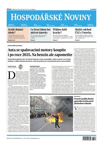 Obálka e-magazínu Hospodářské noviny 063 - 29.3.2023
