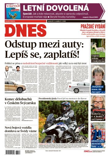Obálka e-magazínu MF Dnes 20.5.2023