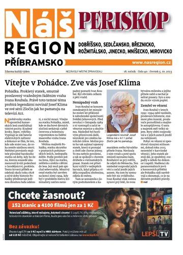Obálka e-magazínu Náš Region - Příbramsko 40/2023