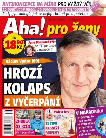 Obálka e-magazínu AHA! pro ženy 19/2025