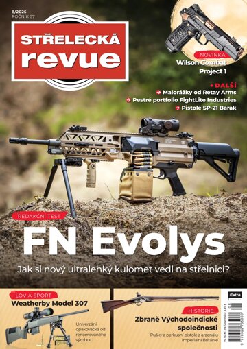 Obálka e-magazínu Střelecká revue 8/2025