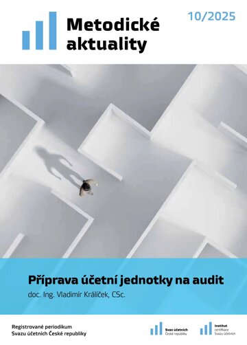 Obálka e-magazínu Metodické aktuality Svazu účetních 10/2025