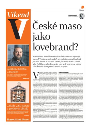 Obálka e-magazínu Hospodářské noviny - příloha Víkend 065 - 2.4.2026 Víkend