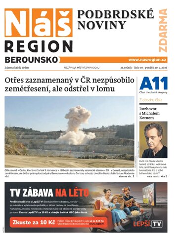 Obálka e-magazínu Náš Region - Berounsko 30/2026