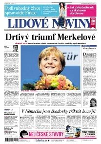 Obálka e-magazínu Lidové noviny 23.9.2013