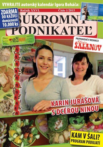 Obálka e-magazínu Súkromný podnikateľ 1/2015