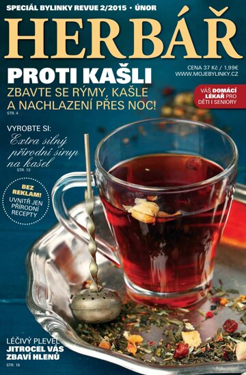 Obálka e-magazínu Herbář 2/15 proti kašli