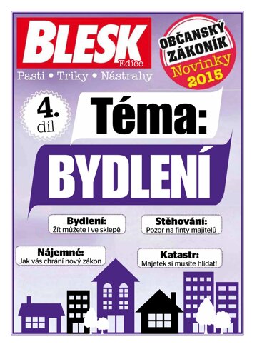 Obálka e-magazínu Blesk příloha BYDLENÍ - 23.2.2015