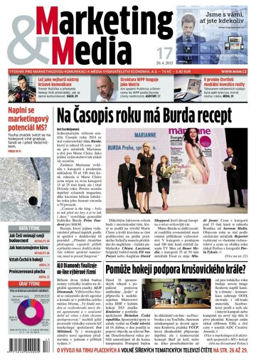 Obálka e-magazínu Marketing & Media 17 - 20.4.2015