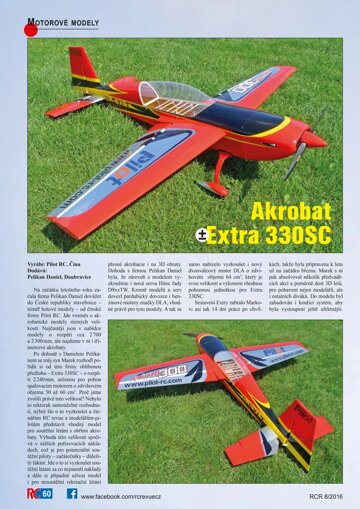 Obálka e-magazínu Akrobat Extra 330SC