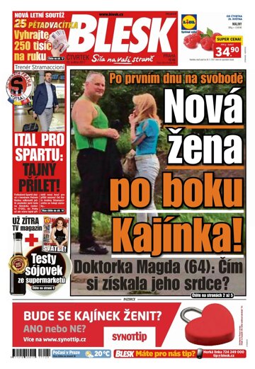 Obálka e-magazínu Blesk 25.5.2017