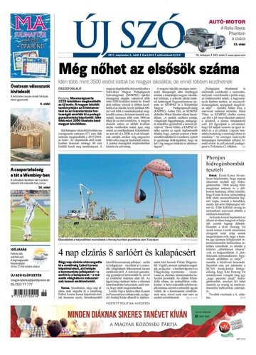 Obálka e-magazínu Új Szó 4.9.2017