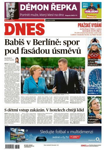 Obálka e-magazínu MF Dnes 6.9.2018