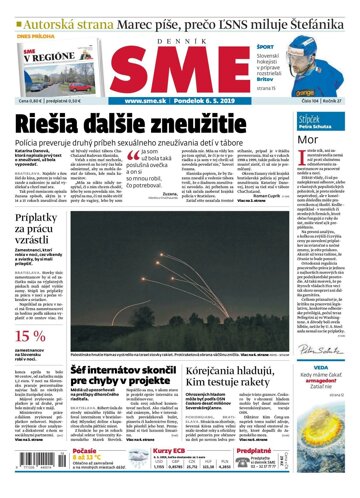 Obálka e-magazínu SME 6.5.2019