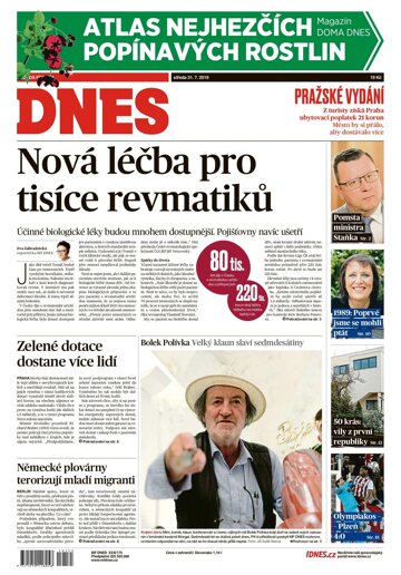 Obálka e-magazínu MF Dnes 31.7.2019