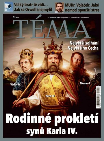 Obálka e-magazínu TÉMA 2.8.2019