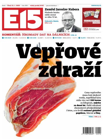 Obálka e-magazínu E15 21.1.2020