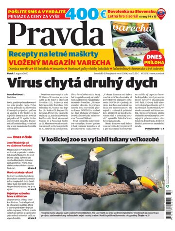 Obálka e-magazínu Pravda 7.8.2020