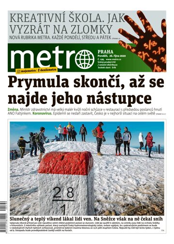 Obálka e-magazínu deník METRO 26.10.2020