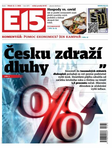 Obálka e-magazínu E15 12.2.2021