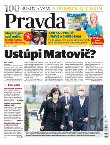 Obálka e-magazínu Pravda 4. 3. 2021