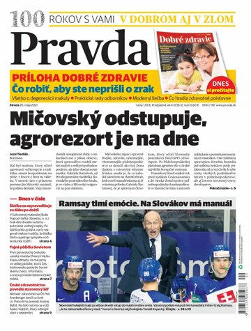 Obálka e-magazínu Pravda Dennik 26. 5. 2021