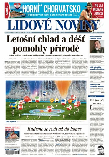 Obálka e-magazínu Lidové noviny 12.6.2021