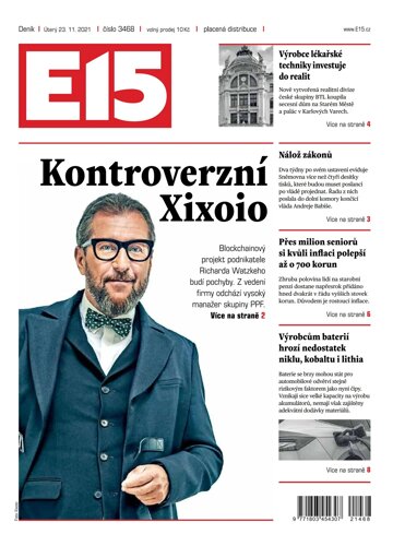 Obálka e-magazínu E15 23.11.2021