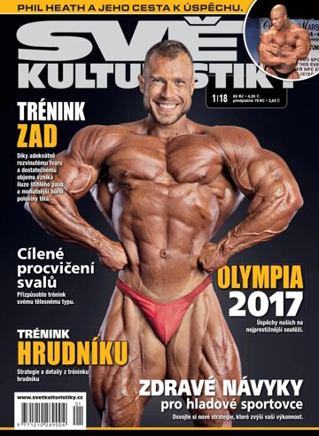 Obálka e-magazínu Svět Kulturistiky 1/2018