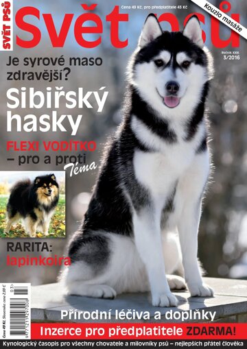 Obálka e-magazínu Svět psů 3/2016