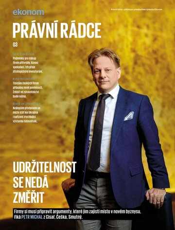 Obálka e-magazínu Ekonom 12 - 16.3.2023 Právní rádce